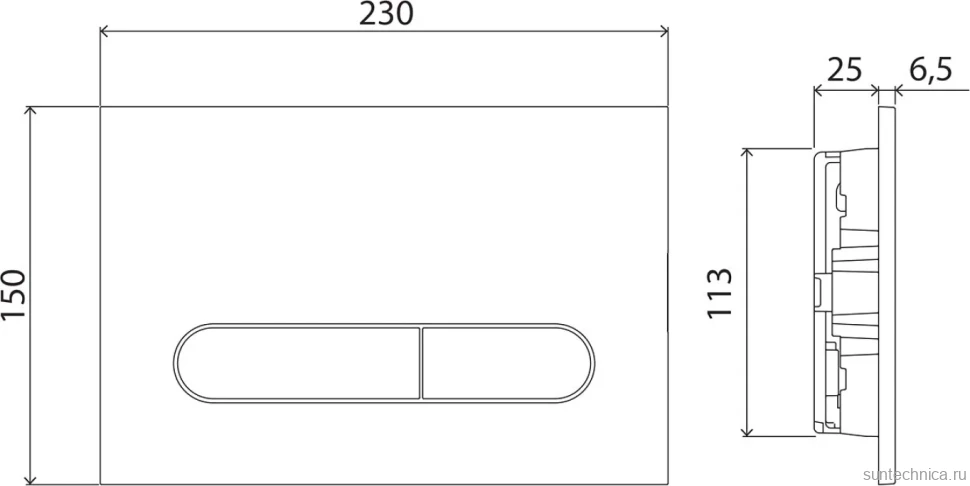 Комплект Унитаз подвесной BelBagno Due BB3103CHR/SC безободковый, с микролифтом, инсталляция BB002-80 с кнопкой BB005-PR-CHROME