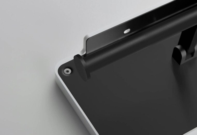Держатель туалетной бумаги AQUATEK Европа AQ4919MB двойной, с полкой для телефона, матовый черный