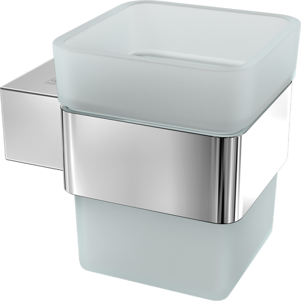 Стакан Lemark Smooth line 9731013 хром