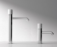 Смеситель для раковины Bronze de Luxe Focus 24601CM хром, мрамор