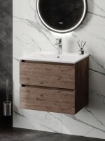 Тумба с раковиной Teymi Laina 60 темный дуб Тумба с раковиной Teymi Laina 60 темный дуб