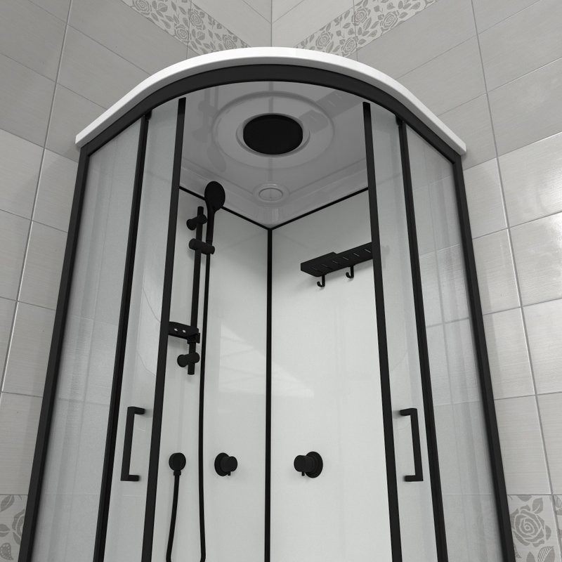 Душевая кабина Triton Прайм Блэк Вельвет Щ0000076117 90х90 А