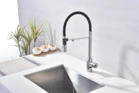 Смеситель для кухни Paulmark Magneto One Ma213188-BS брашированная сталь