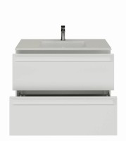Тумба под раковину без столешницы Allen Brau Eclipse 2.0 80 матовый белый