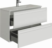 Тумба под раковину без столешницы Allen Brau Eclipse 2.0 80 матовый белый