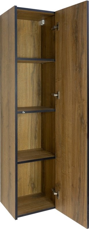 Шкаф пенал для ванной Bellezza Бруно R, табакко