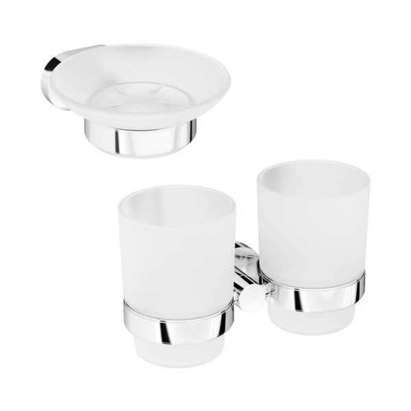 Набор Стакан AM.PM Sense A74343400 + Мыльница A7434200