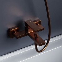 Смеситель для ванны с душем Damixa Gala розовое золото Смеситель для ванны с душем Damixa Gala розовое золото