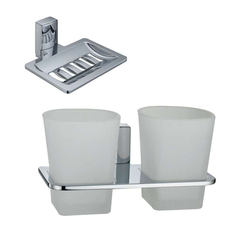 Набор Стакан Wasserkraft Leine K-5028D + Мыльница K-5069