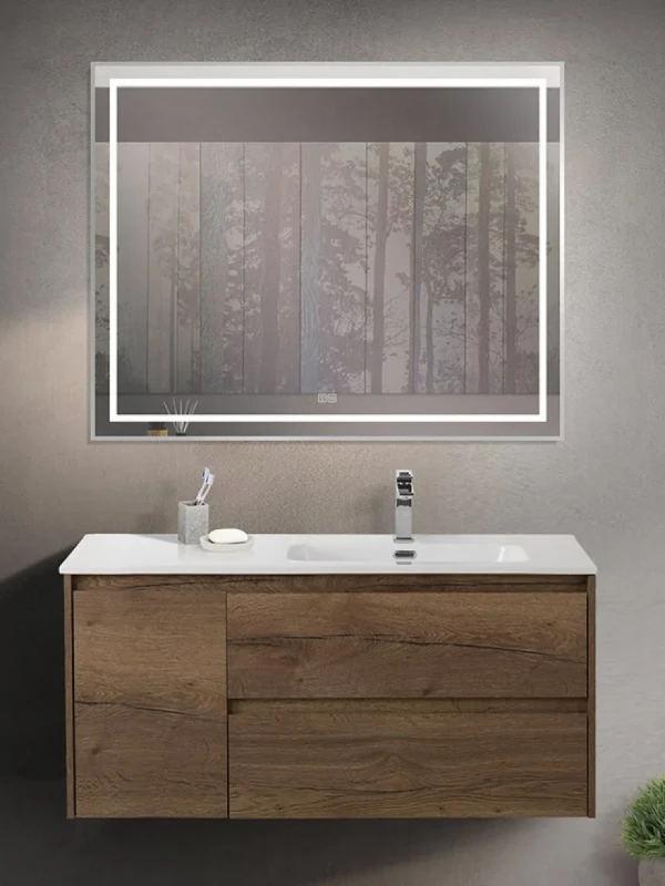 Мебель для ванной комнаты BelBagno Kraft R, 100 rovere tabacco