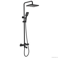 Душевая система Grocenberg GB7005 Bl Черный матовый Душевая система Grocenberg GB7005 Bl Черный матовый