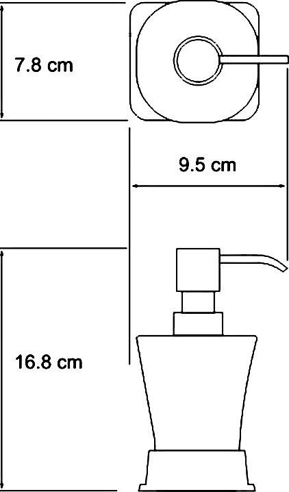 Набор Стакан Wasserkraft Exter K-5228D + Дозатор K-5599