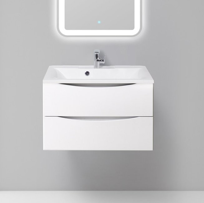 Тумба под раковину BelBagno Marino 75 bianco lucido