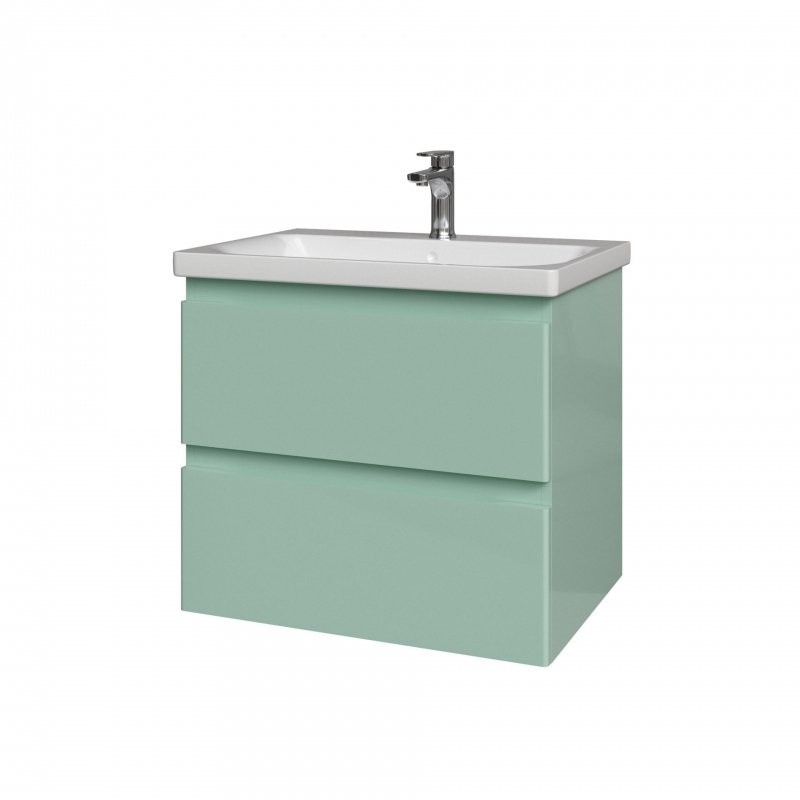 Тумба под раковину без столешницы Caprigo Forte 65 подвесная, селесте