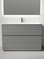 Мебель для ванной комнаты Sancos Folk Floor 120 напольная, ergraut soft, раковина CN7017