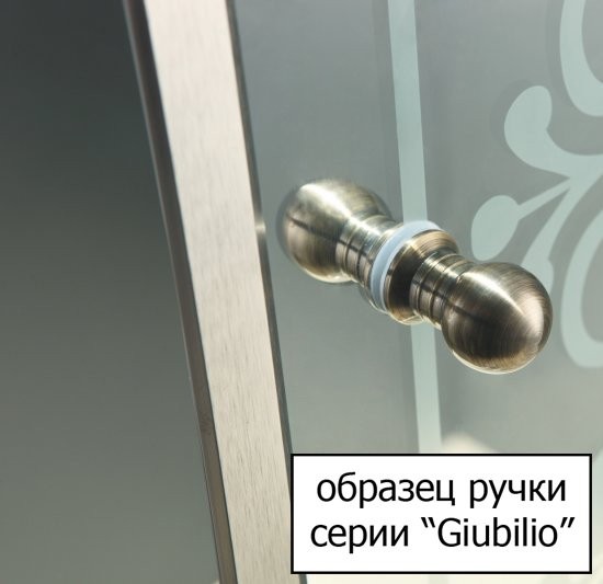 Душевой уголок Cezares Giubileo -AH-1 прозрачное стекло, бронза