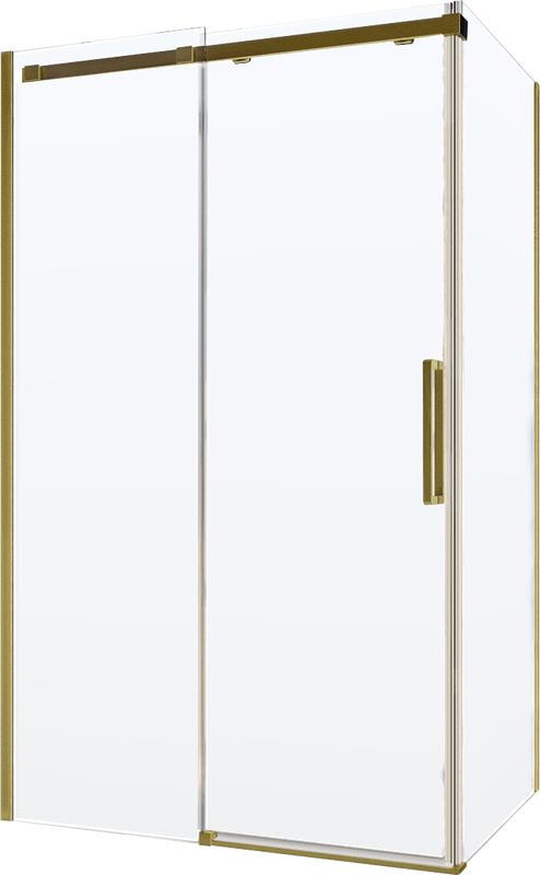 Душевой уголок Veconi Rovigo RV-070G 150x90, брашированное золото