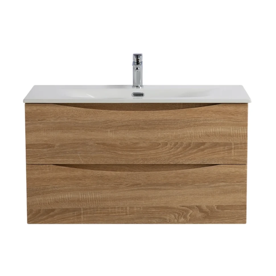 Мебель для ванной комнаты BelBagno Marino-cer-n 80 подвесная, rovere bianco