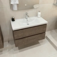 Мебель для ванной комнаты Caprigo Forte 90 подвесная, шоколадный орех