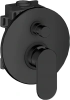 Встраиваемый смеситель для душа и ванны Gattoni H2OMIX 7000 7003470N0.CH С ВНУТРЕННЕЙ ЧАСТЬЮ, nero opaco