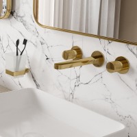 Смеситель для раковины Wasserkraft Ems 7645 С ВНУТРЕННЕЙ ЧАСТЬЮ, глянцевое золото PVD