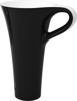 Раковина ArtCeram Cup OSL004 черная с белым