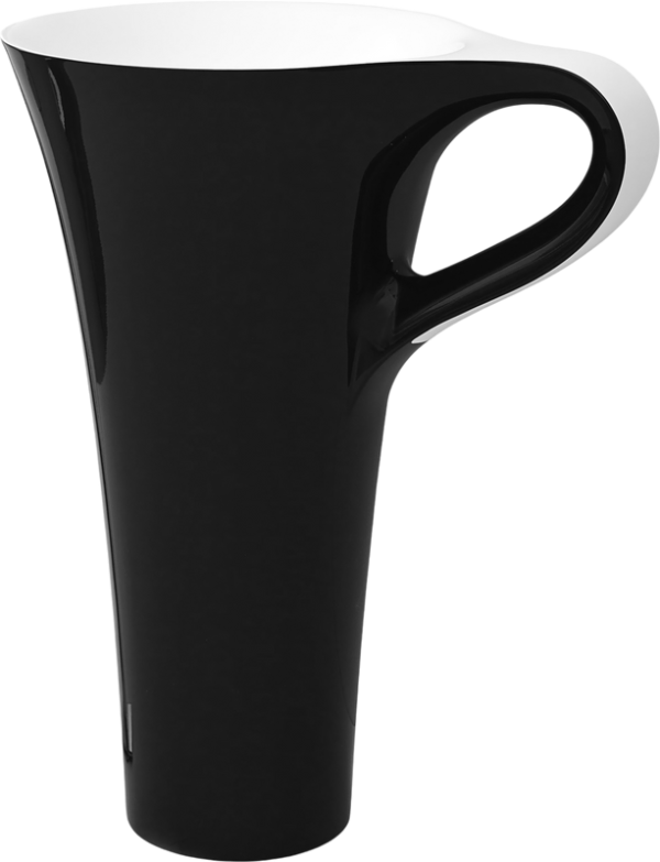 Раковина ArtCeram Cup OSL004 черная с белым