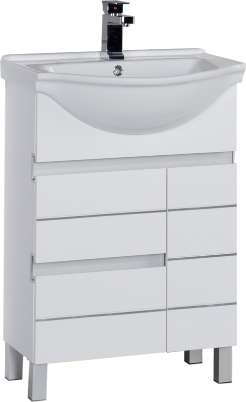 Тумба под раковину Aquanet Доминика 60 белая