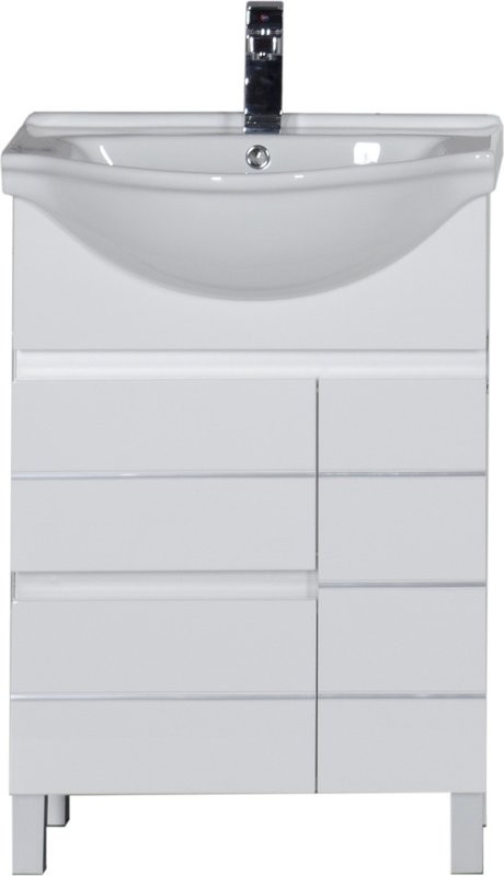 Тумба под раковину Aquanet Доминика 60 белая