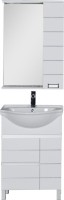Тумба под раковину Aquanet Доминика 60 белая