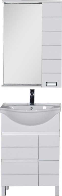 Тумба под раковину Aquanet Доминика 60 белая