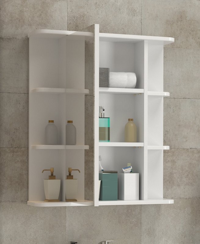 Мебель для ванной комнаты Vigo Hoska 60 2 дверцы, белая, с раковиной Уют