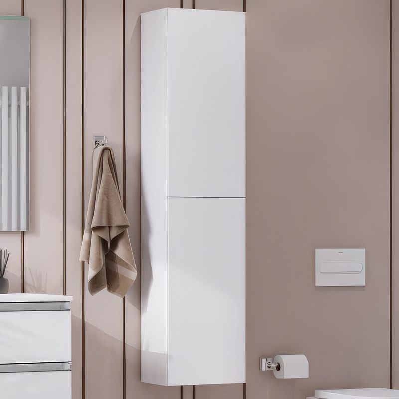 Шкаф-пенал для ванной Roca The Gap A857427806 белый глянец