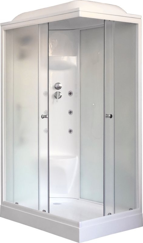 Душевая кабина Royal Bath HP RB 8120HP7-WC-L с низким поддоном, с сиденьем