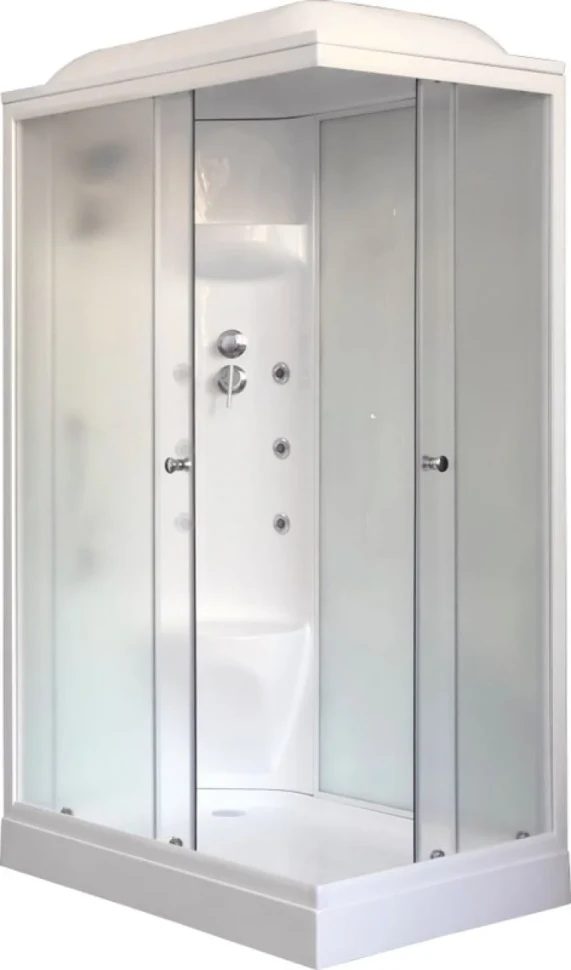 Душевая кабина Royal Bath HP RB 8120HP7-WC-L с низким поддоном, с сиденьем