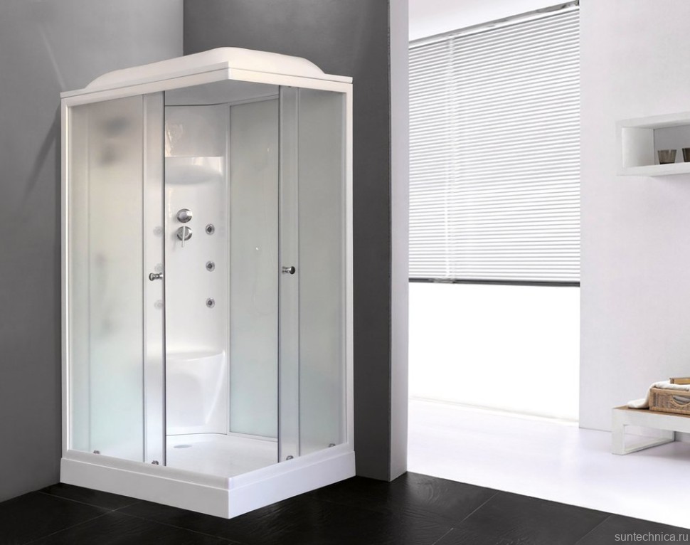 Душевая кабина Royal Bath HP RB 8120HP7-WC-L с низким поддоном, с сиденьем