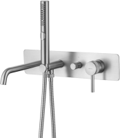 Встраиваемый смеситель для душа и ванны Allen Brau Priority 5.31A06-BN С ВНУТРЕННЕЙ ЧАСТЬЮ, брашированный никель