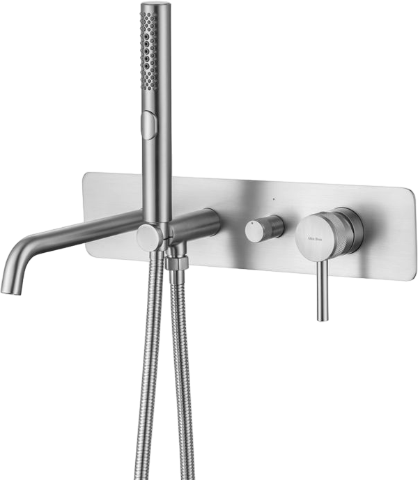 Встраиваемый смеситель для душа и ванны Allen Brau Priority 5.31A06-BN С ВНУТРЕННЕЙ ЧАСТЬЮ, брашированный никель
