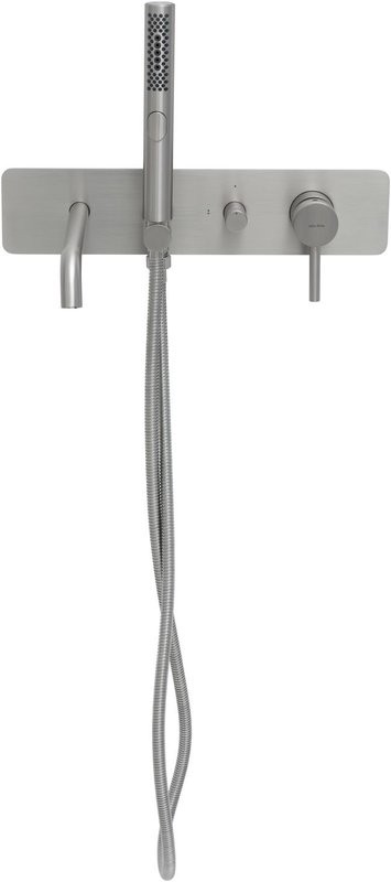 Встраиваемый смеситель для душа и ванны Allen Brau Priority 5.31A06-BN С ВНУТРЕННЕЙ ЧАСТЬЮ, брашированный никель