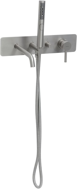 Встраиваемый смеситель для душа и ванны Allen Brau Priority 5.31A06-BN С ВНУТРЕННЕЙ ЧАСТЬЮ, брашированный никель