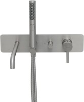 Встраиваемый смеситель для душа и ванны Allen Brau Priority 5.31A06-BN С ВНУТРЕННЕЙ ЧАСТЬЮ, брашированный никель
