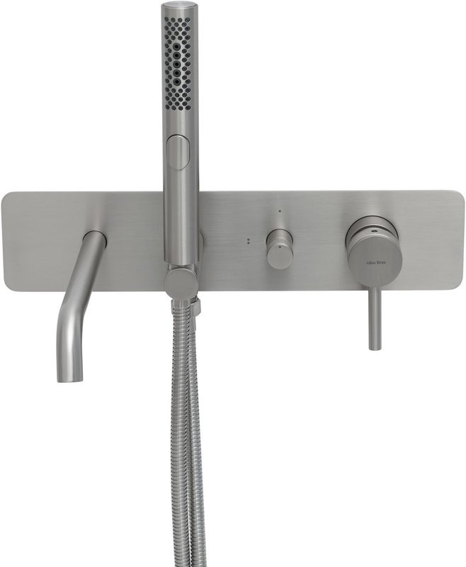 Встраиваемый смеситель для душа и ванны Allen Brau Priority 5.31A06-BN С ВНУТРЕННЕЙ ЧАСТЬЮ, брашированный никель