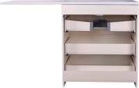Тумба с раковиной Style Line Даллас 140 L люкс, белая + Смеситель для раковины Kludi Zenta SL 482920565 хром