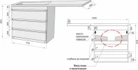 Тумба с раковиной Style Line Даллас 140 L люкс, белая + Смеситель для раковины Kludi Zenta SL 482920565 хром