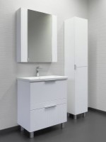 Мебель для ванной комнаты Comforty Лима 70Н2 напольная, матовая белая