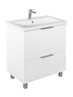 Мебель для ванной комнаты Comforty Лима 70Н2 напольная, матовая белая