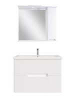 Мебель для ванной комнаты SanStar Ориана 80 подвесная, раковина Cersanit Como 80