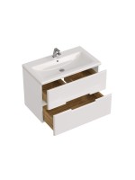 Мебель для ванной комнаты SanStar Ориана 80 подвесная, раковина Cersanit Como 80
