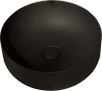 Накладная раковина Kerasan Nolita 534431*0 40 см, черный матовый