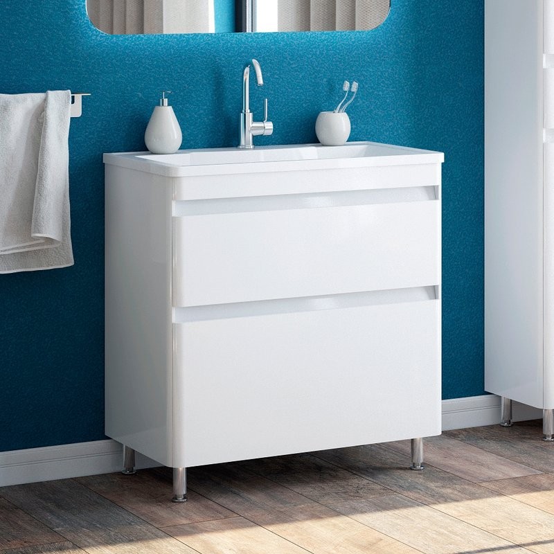 Тумба под раковину без столешницы Corozo Алабама 80, напольная